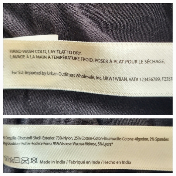 FREE PEOPLE Ona Convertible Ruched Skirt - Black - Size M (NWT) - Picture 7 of 9